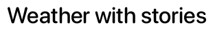 CartoonWeather Message