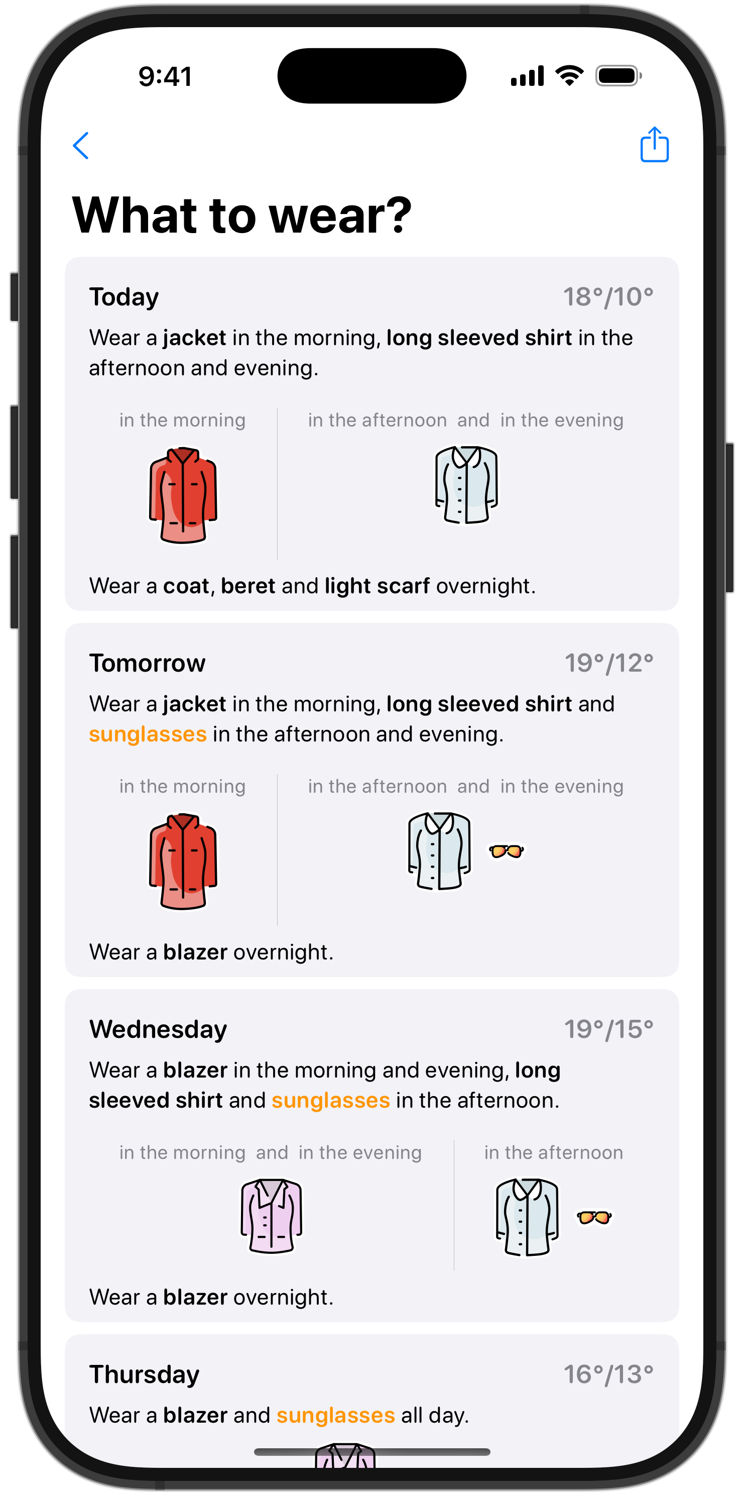 CartoonWeather Screenshot 4